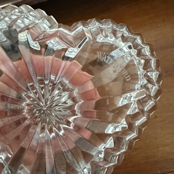 Waterford Crystal Giftology Heart Ring Holder. Never used! - Picture 5 of 7